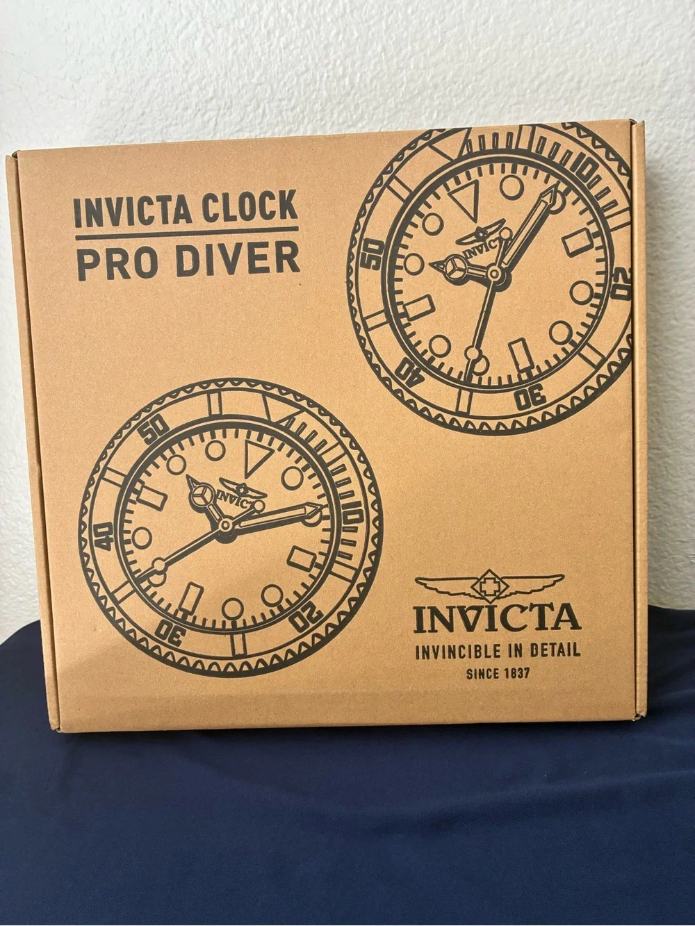 Invicta Yellow and Black Dive-Style Wall Clock